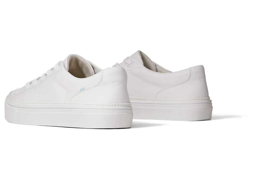 White Leather Alex Lace Up Womens Sneaker | TOMS | TOMS (US)