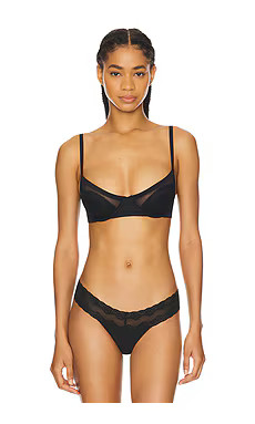 Natori Scope Balconette Contour Underwire Bra in Black from Revolve.com | Revolve Clothing (Global)