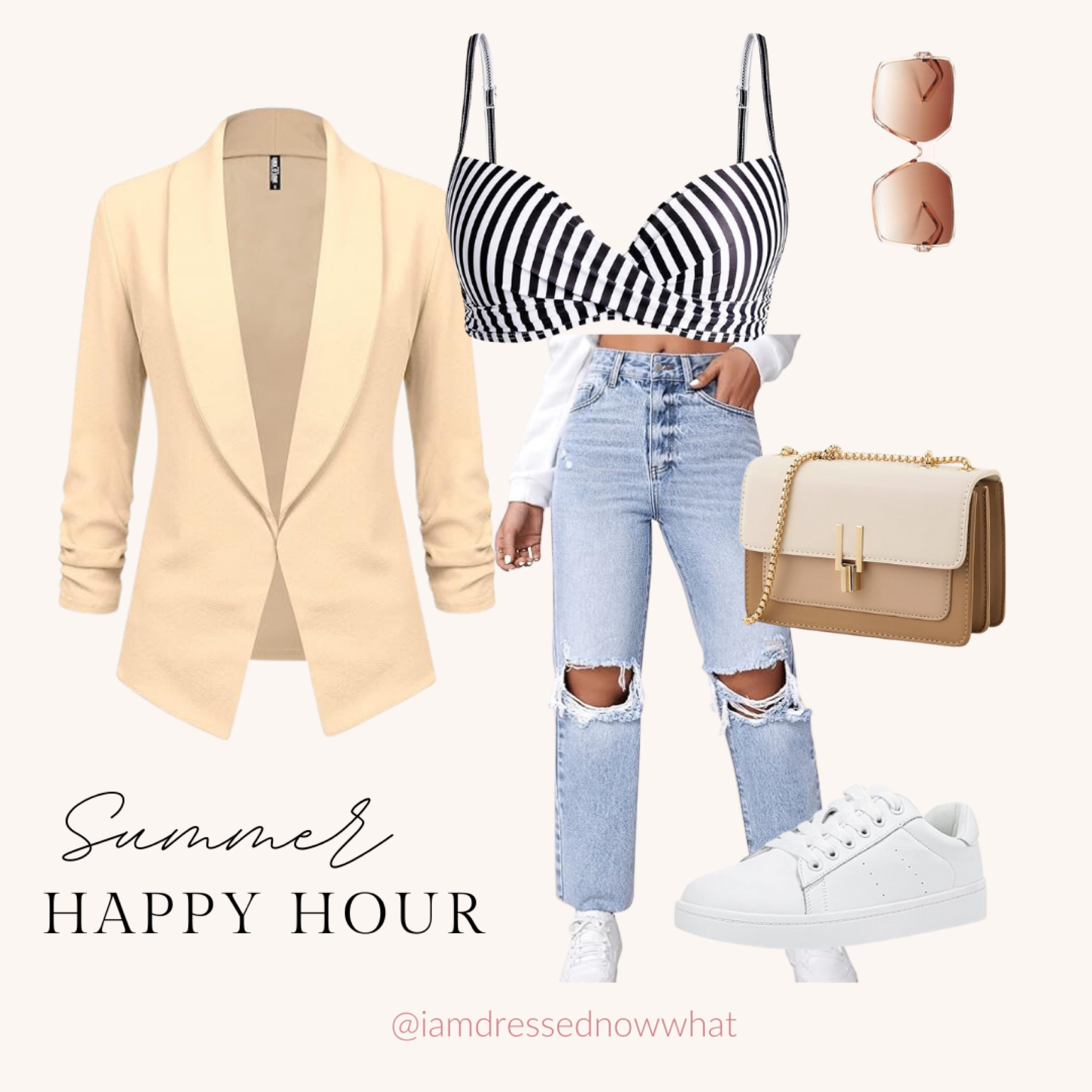 Summer Happy Hour Outfitt

#LTKStyleTip #LTKSeasonal #LTKFindsUnder50