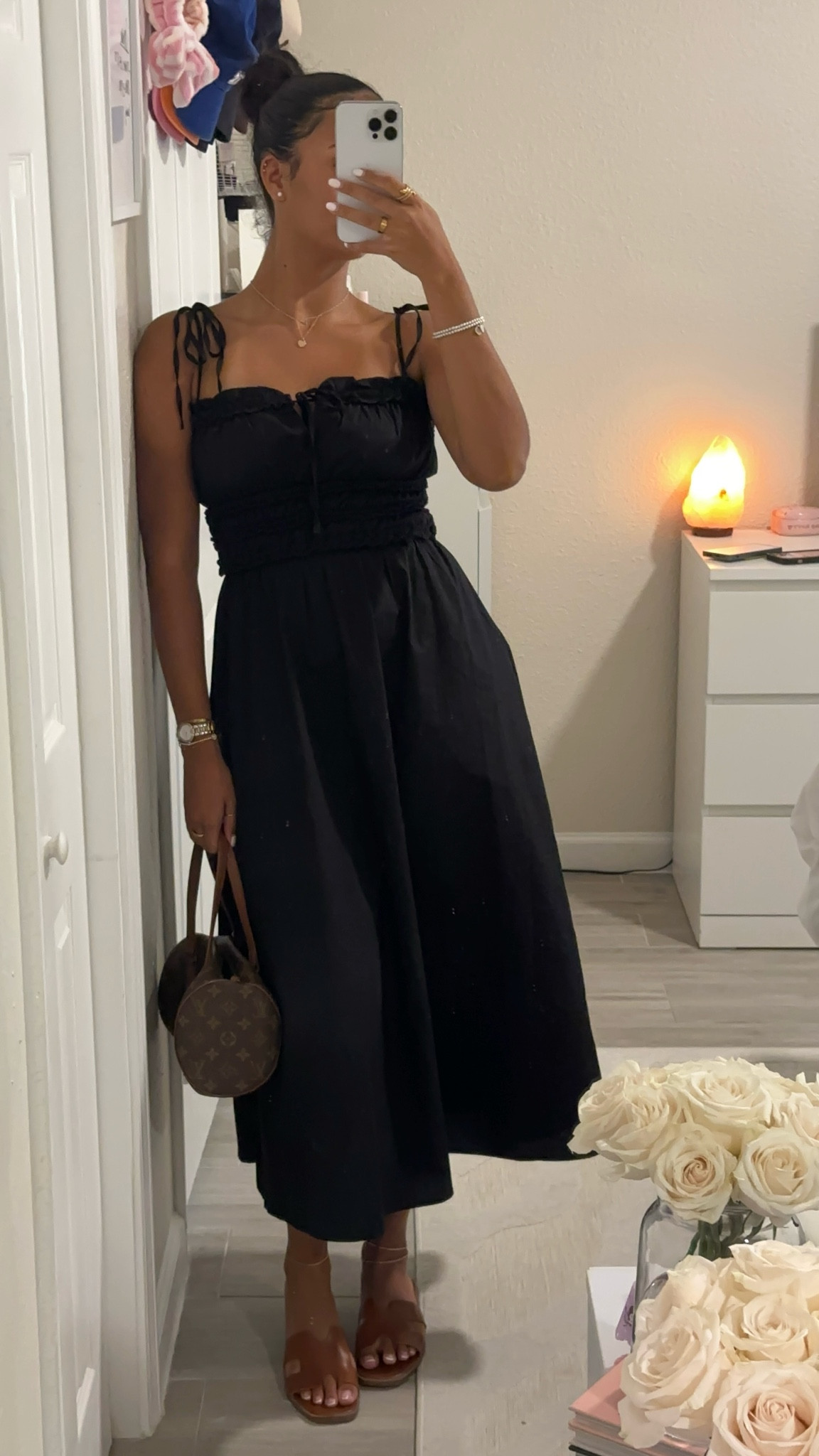 a midi black dress is the easiest staple for this summer heat #linen #linendress #littleblackdress

#LTKfindsunder50 #LTKstyletip