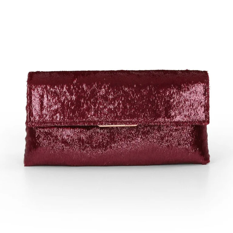 Jewel Badgley Mischka Angel Soft Envelope Clutch - Walmart.com | Walmart (US)