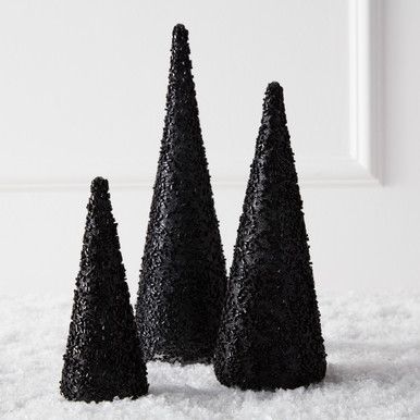 Glitter Trees - Set Of 3 | Zgallerie | Z Gallerie