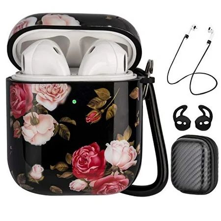 OLEBADN Airpods Case with Cute Floral Skin,Hard and Shockproof Airpod Cover for Men Women and Girls, | Walmart (US)