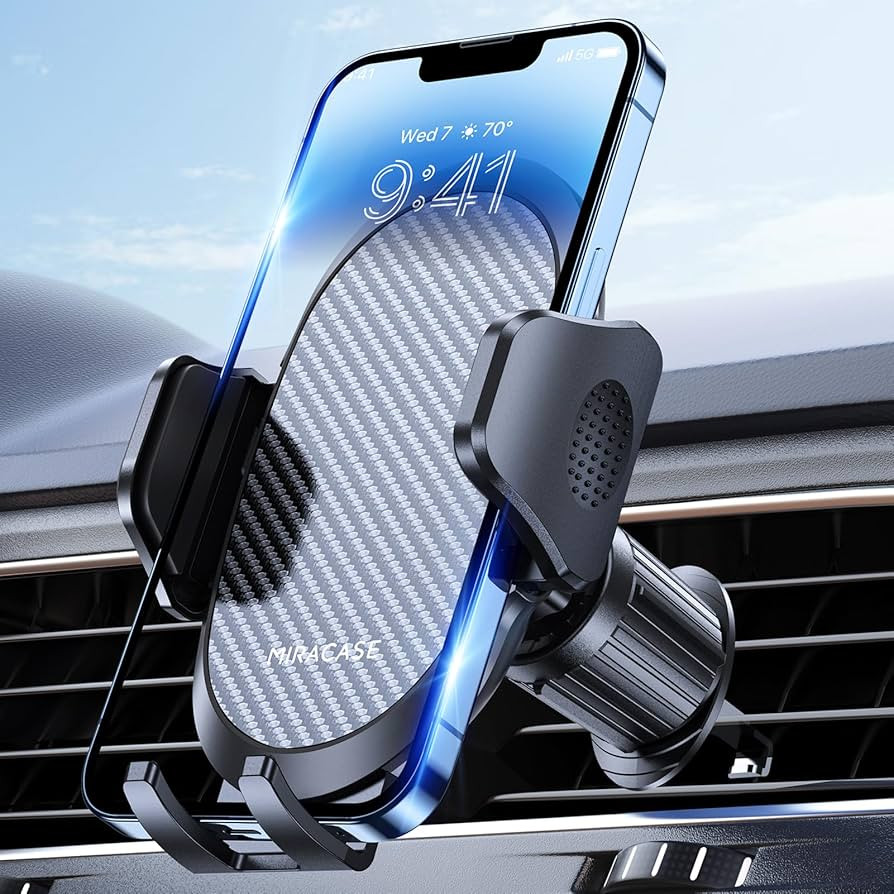 Miracase Phone Holders for Your Car with Metal Hook Clip, Air Vent Cell Phone Car Mount, Universa... | Amazon (US)