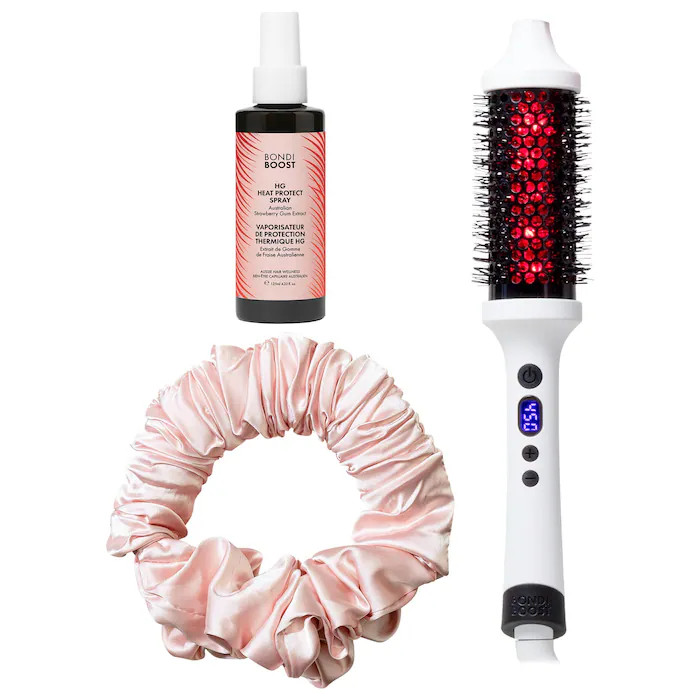 Infrared Heated Thermal Round Brush + Strawberry Gum Heat Protection Spray Set | Sephora (US)