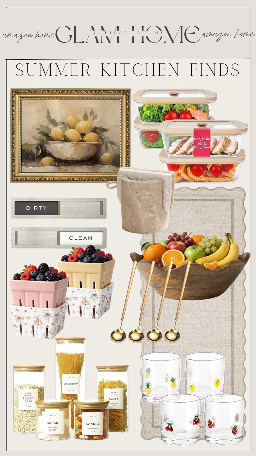 Amazon summer kitchen, summer kitchen decor, Amazon kitchen finds, kitchen refresh, light and airy kitchen, bright kitchen, seasonal decor, summer hosting, entertaining at home, kitchen styling, countertop decor, coffee bar, beverage station, iced coffee bar, drink dispensers, glassware, pitchers, bar cart, serving trays, charcuterie boards, cutting boards, kitchen organization, pantry organization, clear containers, spice jars, utensil holders, dish towels, summer table decor, dining essentials, fresh fruit decor, citrus decor, greenery, vases, candles, neutral kitchen, modern kitchen, affordable kitchen finds, trending kitchen



#liketkit #LTKU #LTKSeasonal #LTKHome
@shop.ltk
https://liketk.it/677Z4