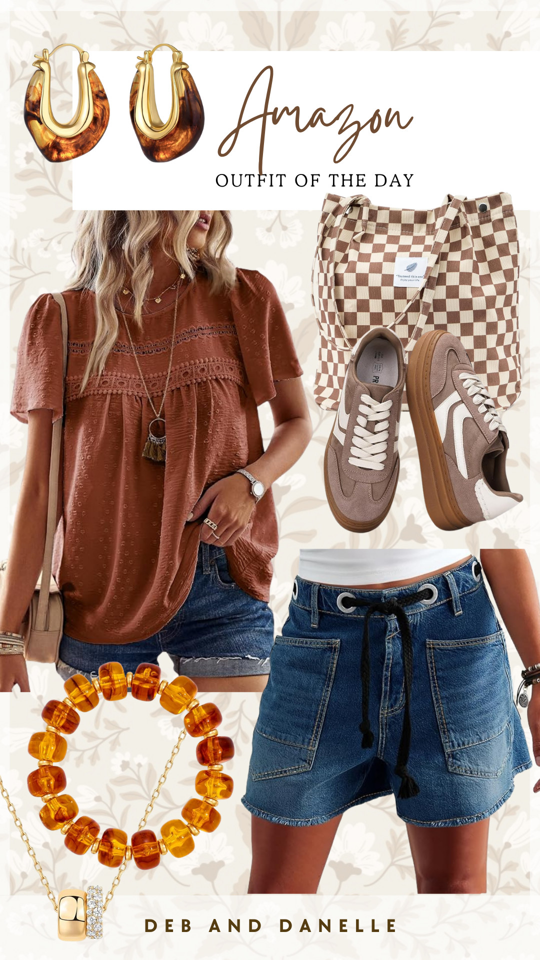 This early-Fall outfit of the day includes my new denim shorts and short-sleeve top. I included some fun accessories to complete the look.  

 #LTKSeasonal #LTKMidsize