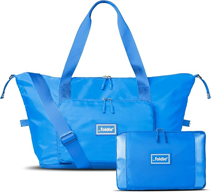 The Foldie® Foldable Travel Tote Bag for Women - Weekender Bags for Women, Item Travel Bag | Amazon (US)