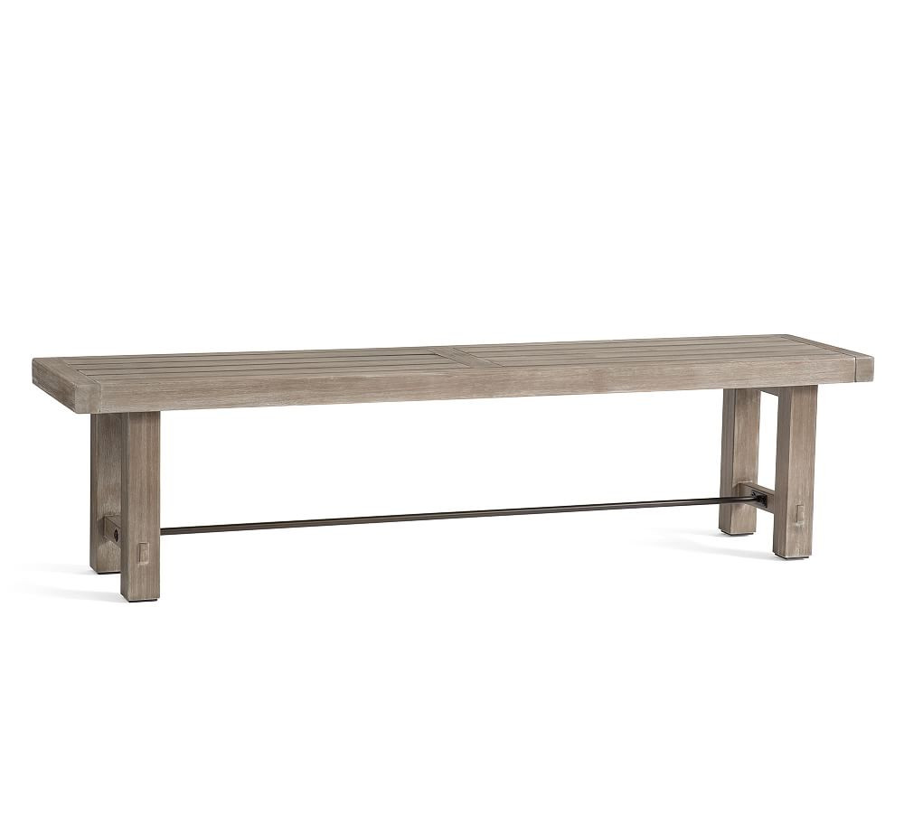 Abbott Acacia Outdoor Dining Bench | Pottery Barn (US)