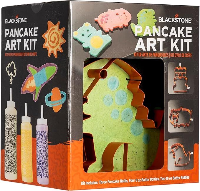 BLACKSTONE 5251 9 Piece Pancake Art Kit Four 8 Oz Squeeze Bottles, Two 16 Oz Squeeze Bottles, 3 A... | Amazon (US)