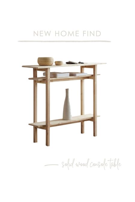 This looks a lot like the table I had in our last home entryway! Great price and look!

Modern European style, modern organic, organic modern, entryway tables, entry table, console table, wood entry table, furniture, home decor, home design 

#LTKfindsunder100 #LTKhome #LTKsalealert