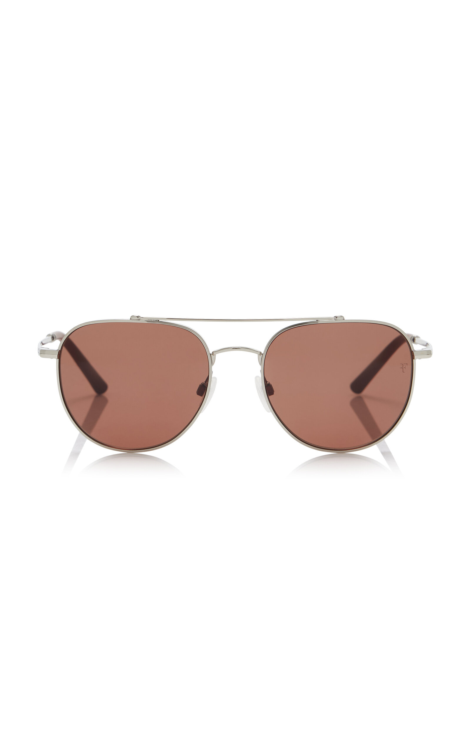 x Roger Federer R-10 Aviator-Frame Metal Sunglasses | Moda Operandi (Global)