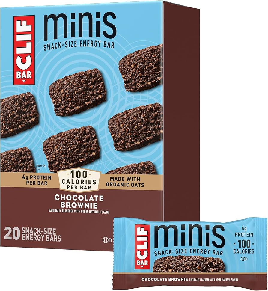 CLIF BAR Minis - Chocolate Brownie Flavor - Made with Organic Oats - 4g Protein - Non-GMO - Plant... | Amazon (US)