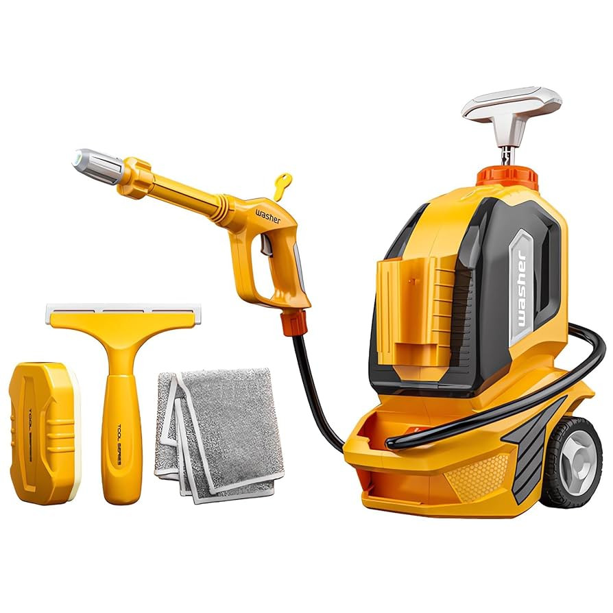 YEIBOBO ! Kids Water Pressure Washer Tools and Toys,Car Washer with Scraper Sponge Towel,Toddler ... | Amazon (US)