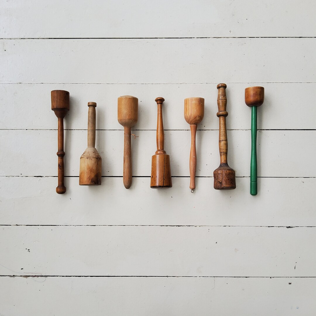 Vintage Kitchen Masher Wood Pestle Rolling Pin Antique Kitchen Primitives Sold Separately - Etsy | Etsy (US)