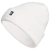 adidas Originals Layered Labels Cuff Fold Beanie, White/White/Black, One Size | Amazon (US)