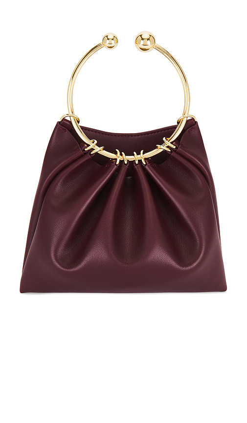 VERAFIED Ring Handle Bag in Burgundy. | Revolve Clothing (Global)