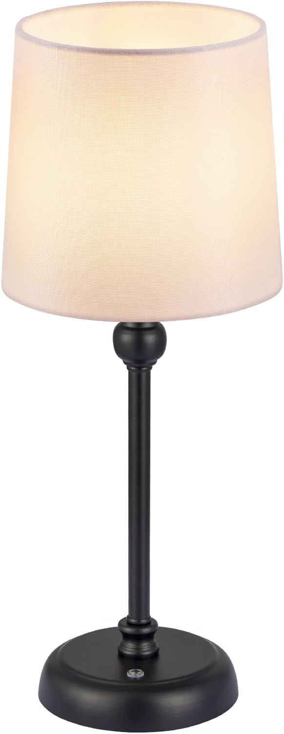 Cordless LED Table Lamp, 6000mAh Rechargeable Battery Small Portable Bedside Lamp, Touch Stepless... | Amazon (US)