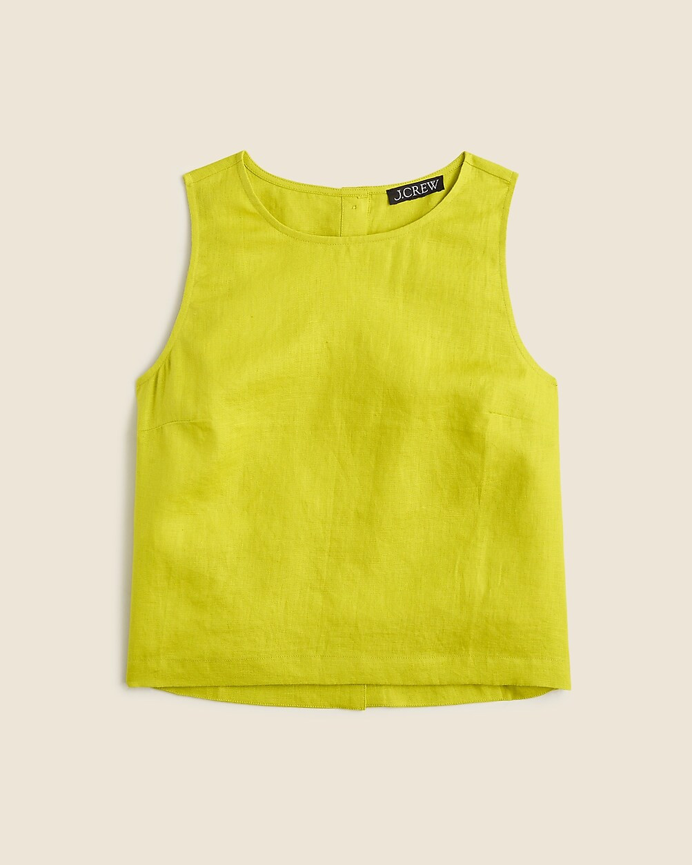 Maxine button-back top in linen | J. Crew US