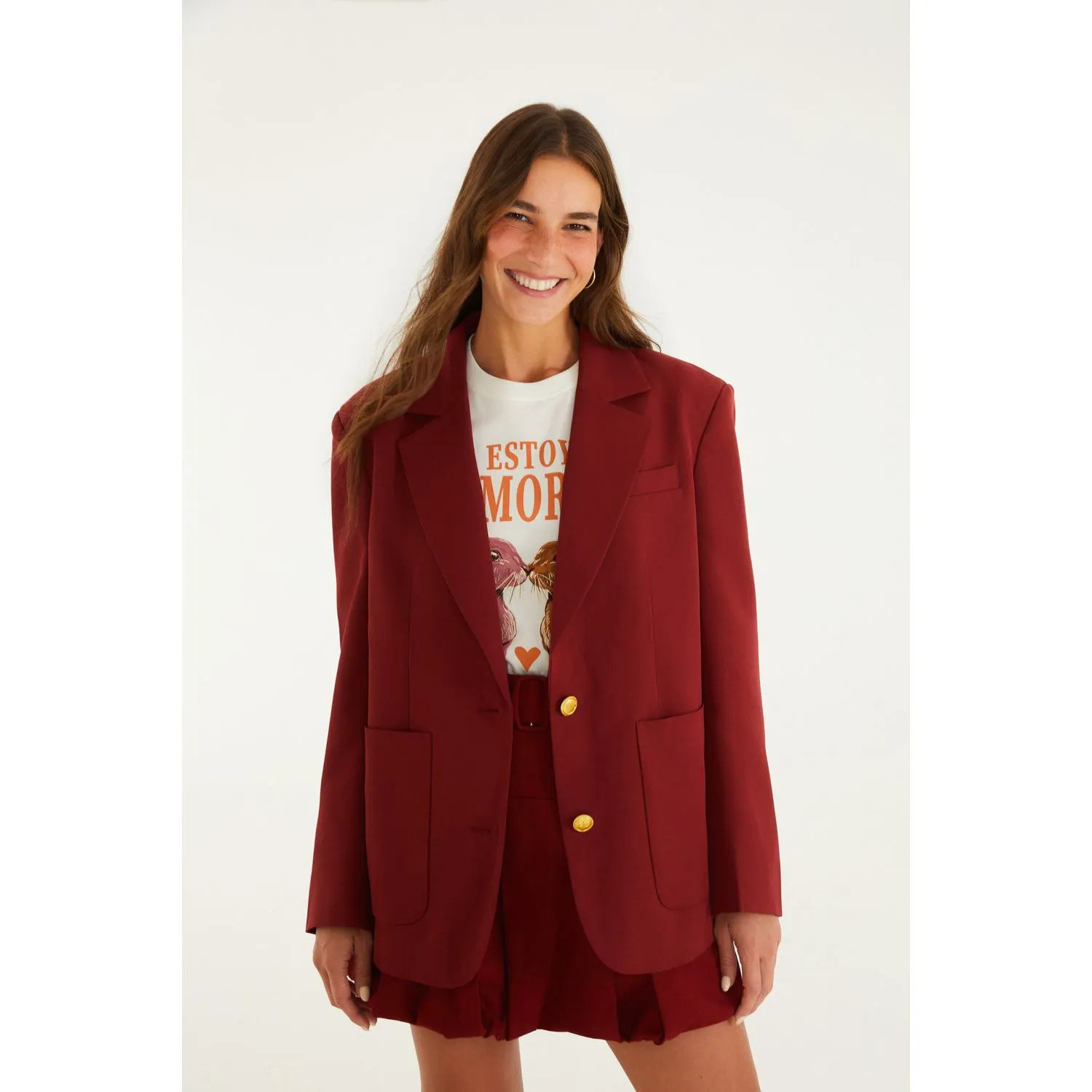 Blazer Alfaiataria Liso | Farm Rio (BR)