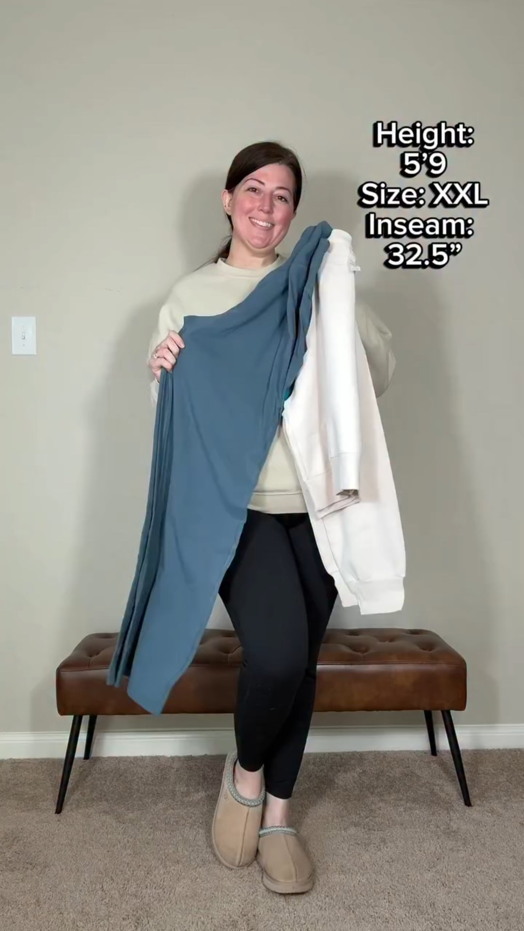 If you love comfy basics, you need these @colorfulkoala pieces.

Dreamlux wide-leg pants (in 3 lengths: 27.5” 29.5’’ 32.5’’) + the modal fleece crewneck with thumb holes. Literal perfection! 🤍 

Use code JANET to save 20% off on Colorfulkoala.com ✨

#colorfulkoala #casualoutfits #casuallook #ootd #outfittoday #outfitoftheday #momstyle