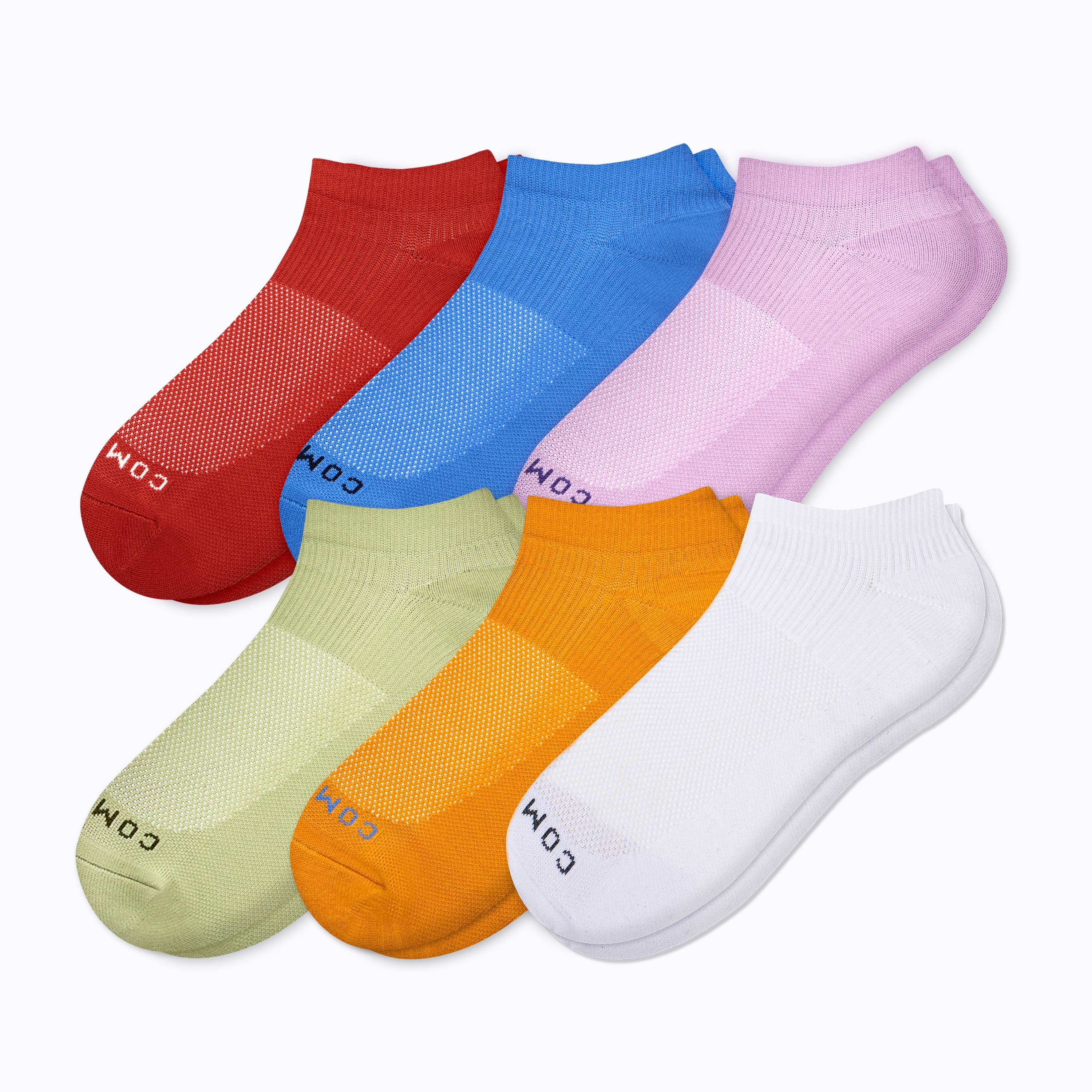 Ankle Compression Socks – 6-Pack Pastel Mix | Comrad