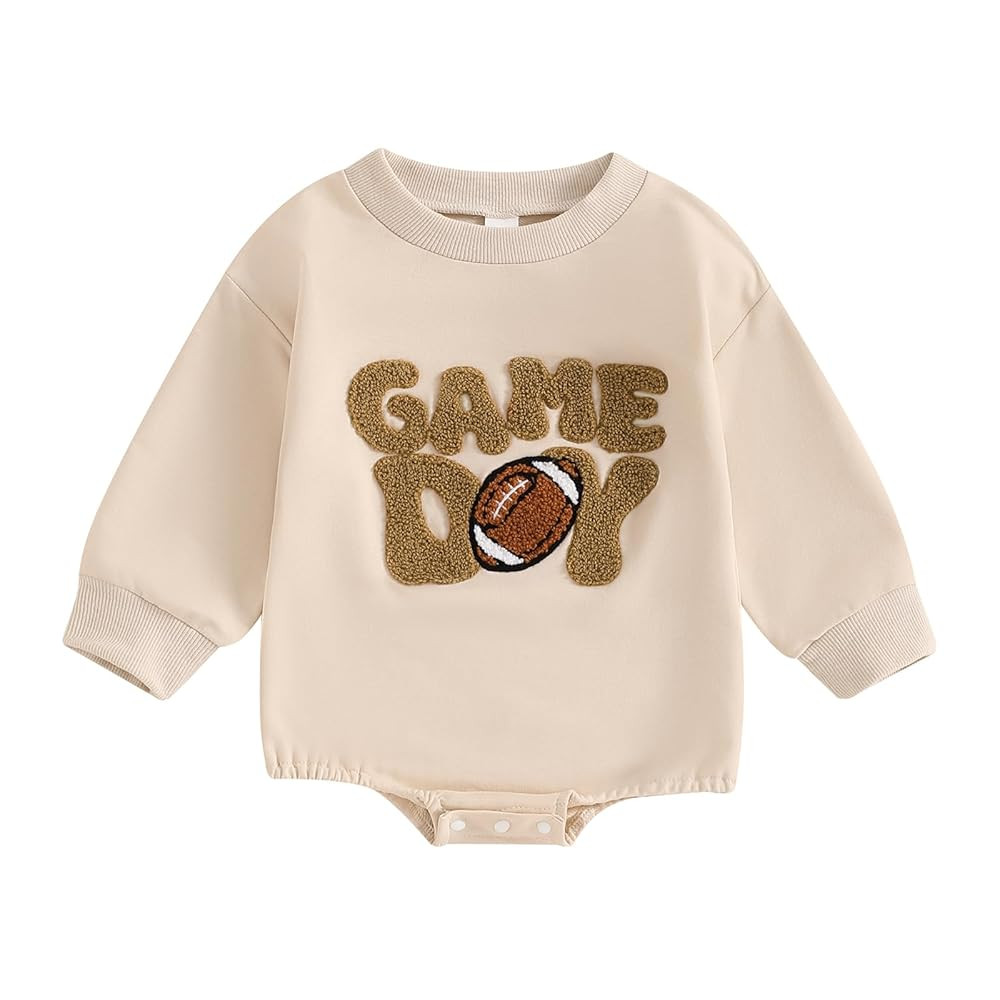 VISGOGO Newborn Infant Baby Boy Girls Oversized Romper Little Dude Sweater Onesie Coming Home Out... | Amazon (US)