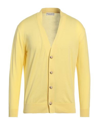 Filippo De Laurentiis Man Cardigan Yellow Size 40 Cotton | YOOX (US)