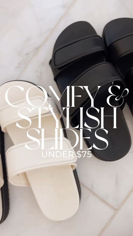 Comfy and stylish slides under $75. Nordstrom. Spring style. Summer style. Neutral sandals  

#LTKstyletip #LTKshoecrush #LTKunder100