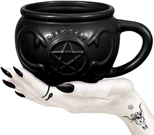 Hemoton Witch Cauldron Mug 3D Novelty Mug Gothic Tea Cup Porcelain Witch Coffee Mug Witchcraft Suppl | Amazon (US)