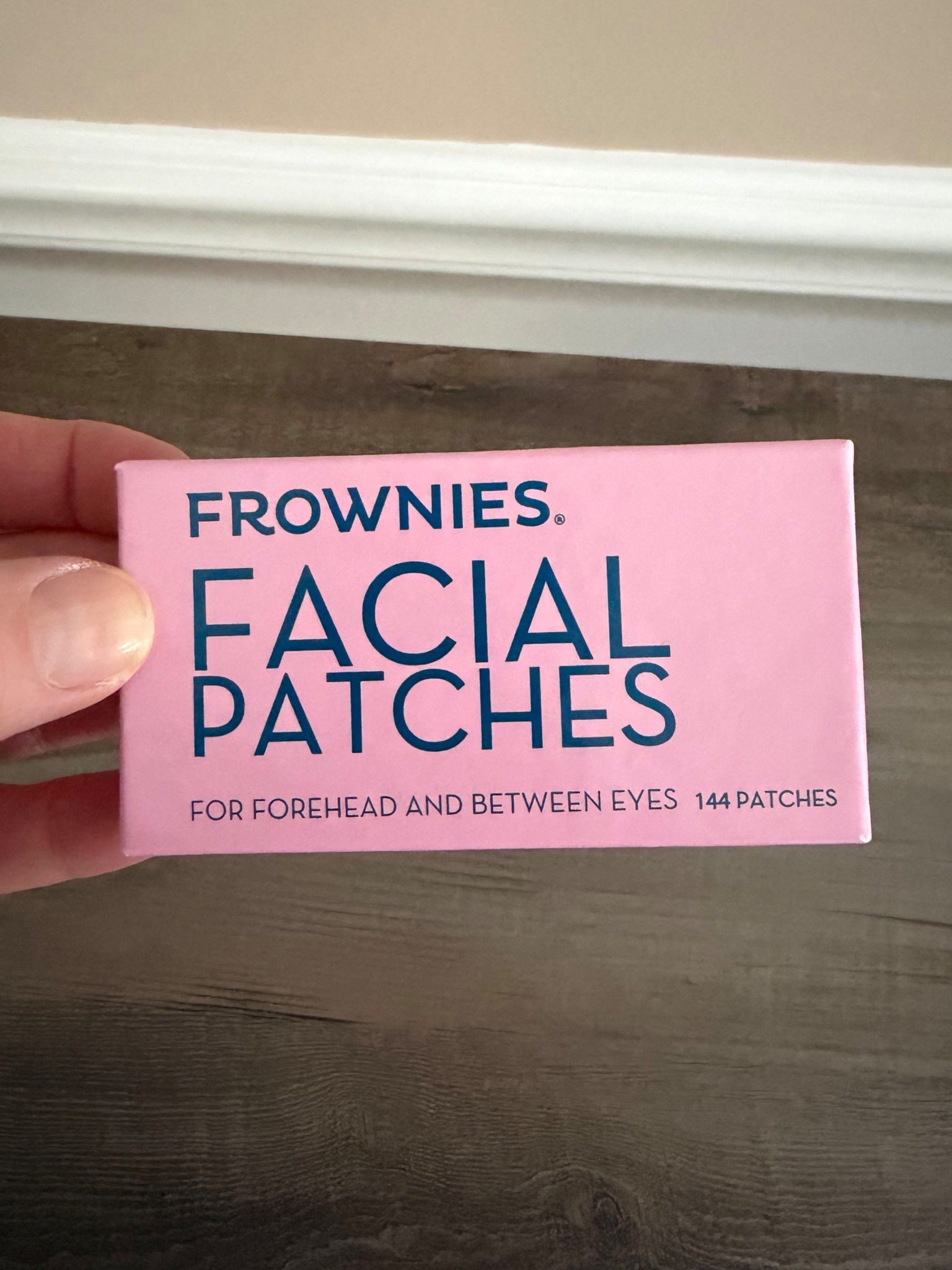 Frownies facial patches to reduce lines and wrinkles. Works similar to Botox without the toxins 

#LTKOver40 #LTKBeauty