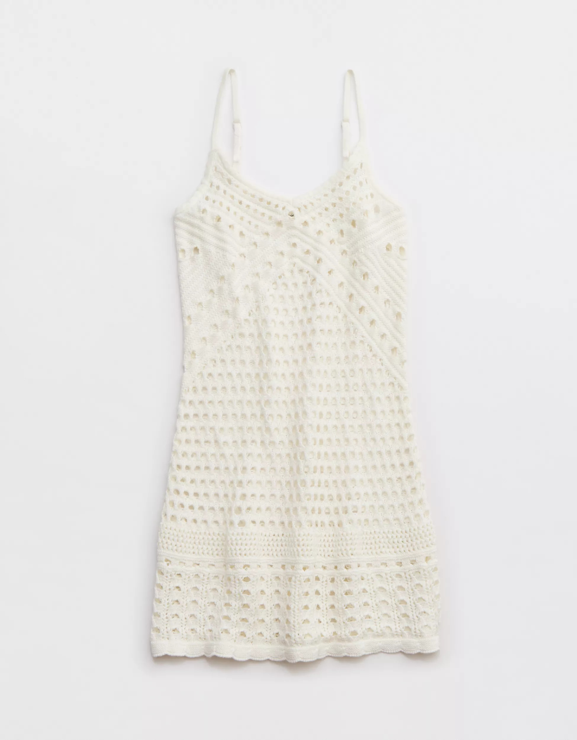 Aerie Crochet Cover Up Mini Dress | Aerie