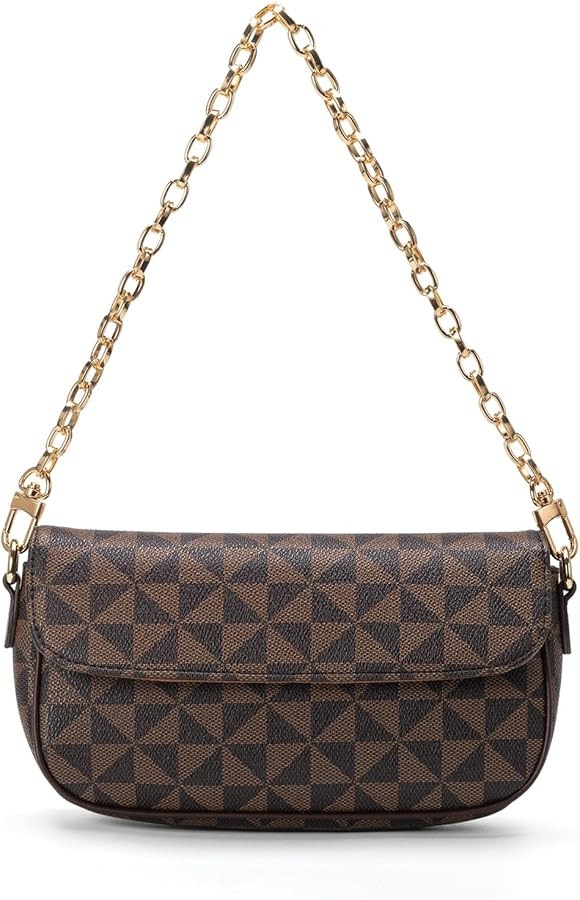 Women Envelope Clutch Designer Bag Geometric Pattern Small Crossbody Purse with Adjustable Strap ... | Amazon (US)