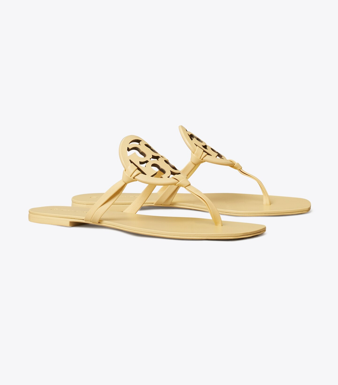 Miller Square-Toe Sandal, Leather | Tory Burch (US)