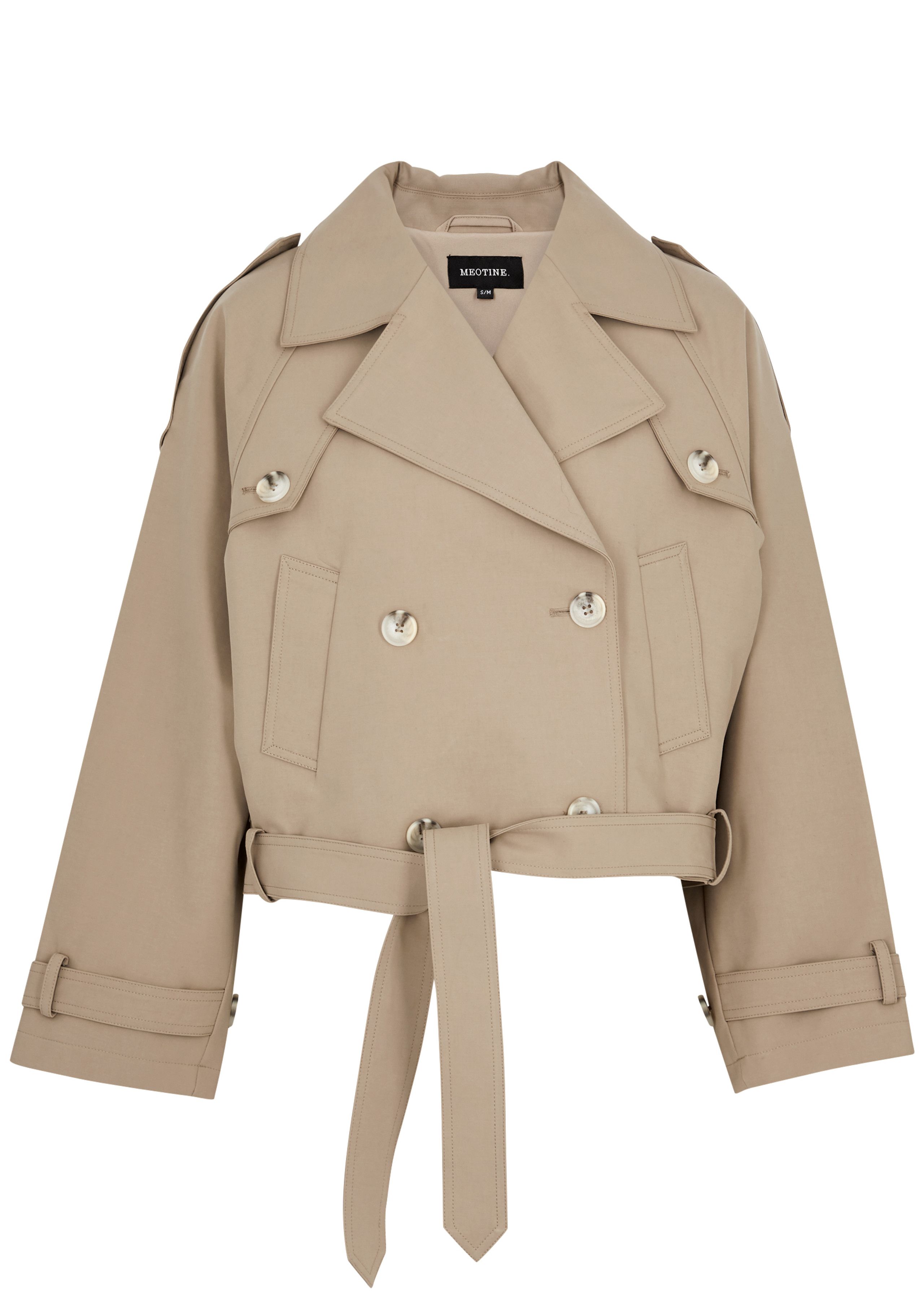 Bobby cropped cotton trench jacket | Harvey Nichols (Global)