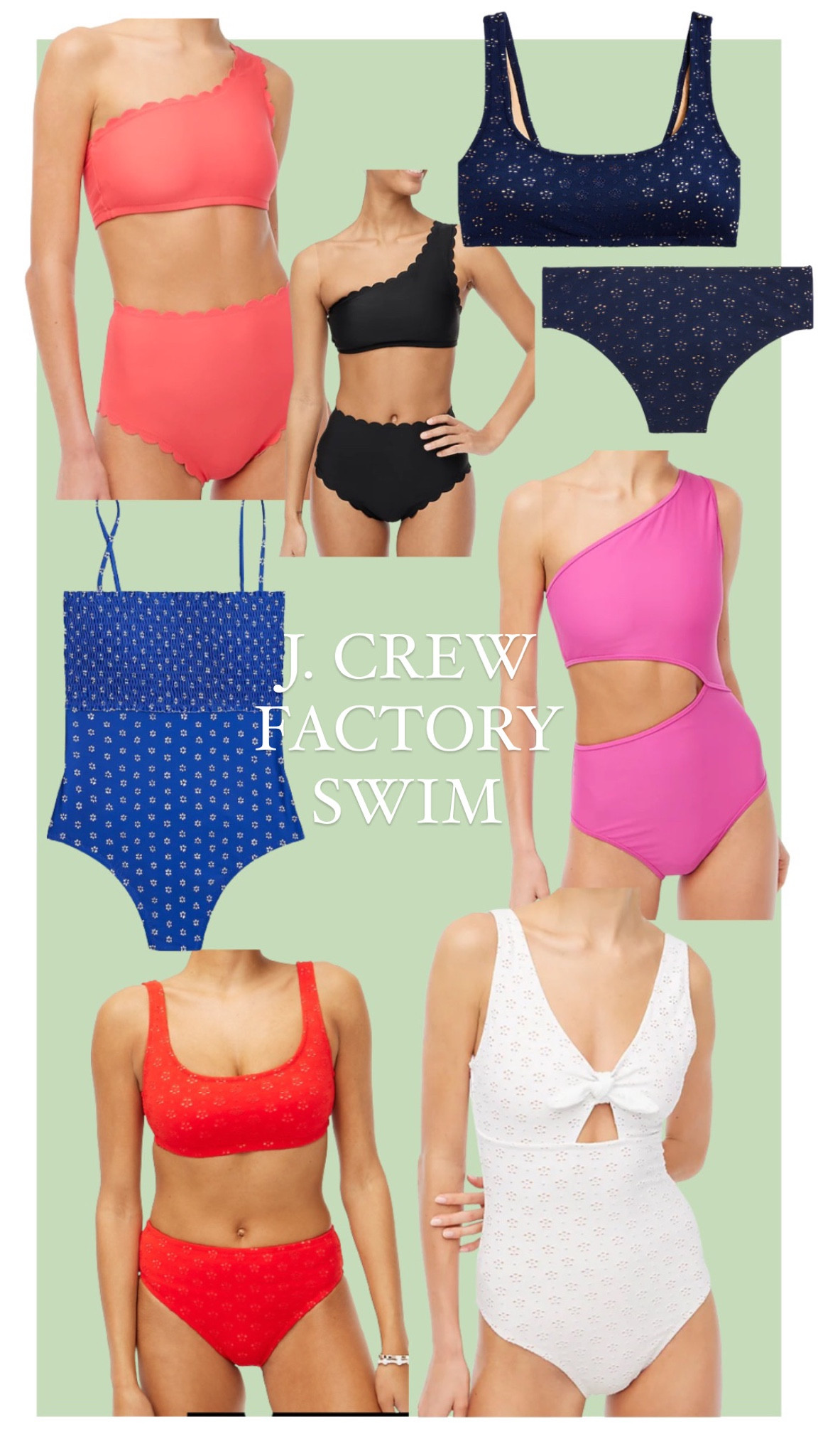 J crew factory bathing hot sale suits