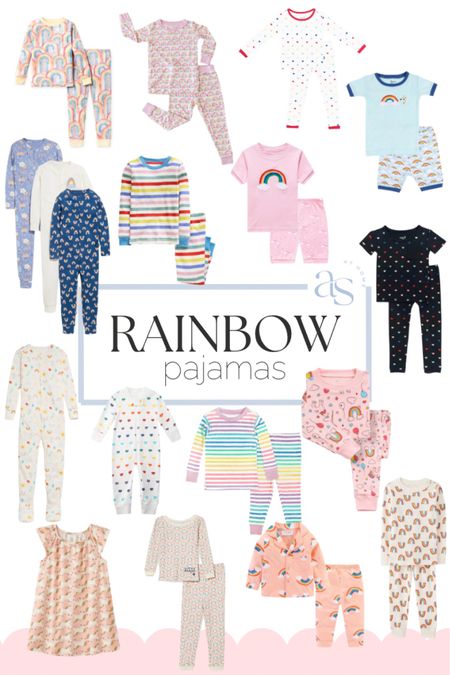Rainbow pajamas are the perfect way to welcome spring and get ready for St Patrick’s day! 
#pajamasforkids
#springfashion

#LTKSeasonal #LTKkids #LTKfamily