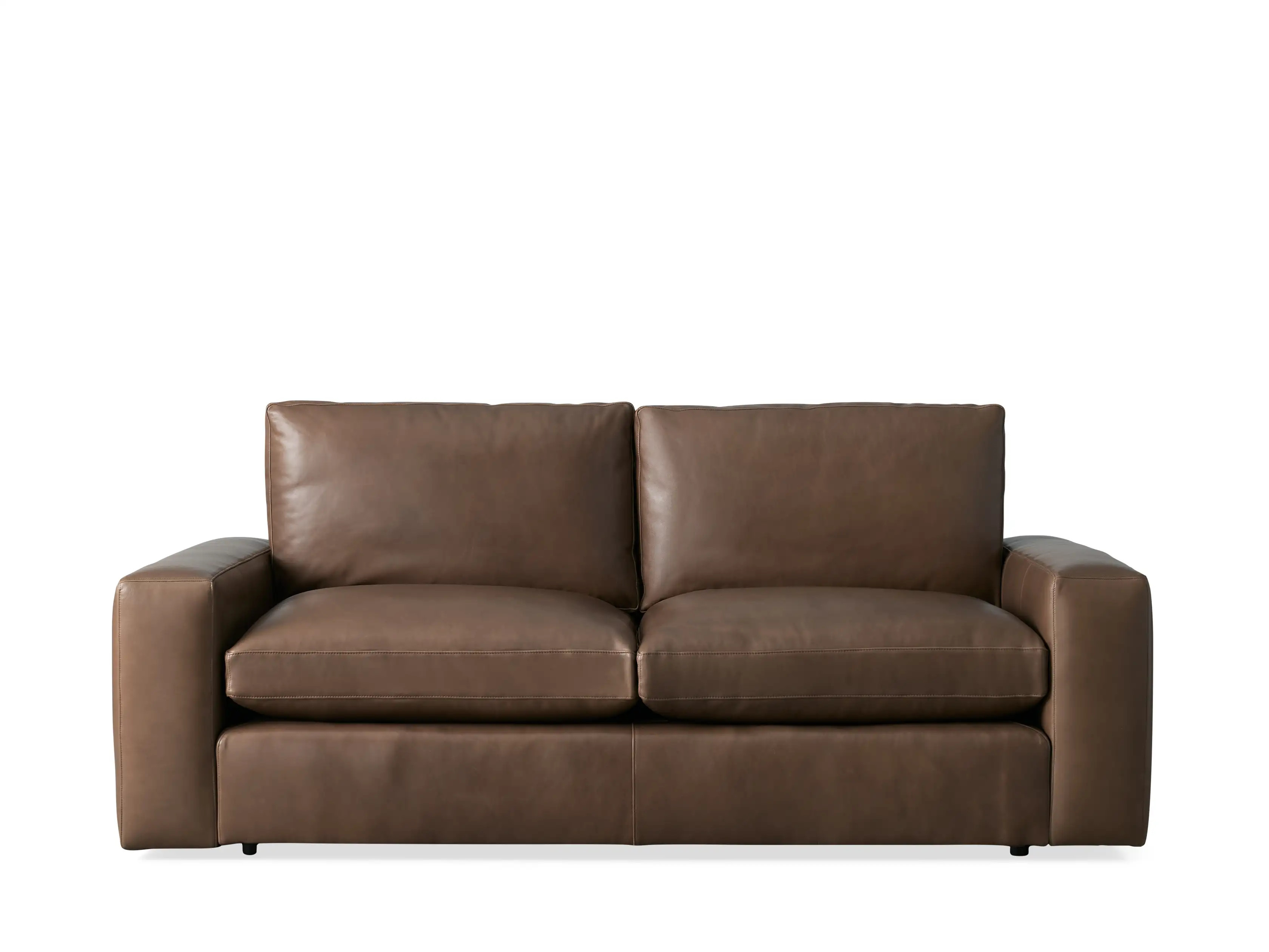 Kipton Wide Arm Leather Sofa | Arhaus