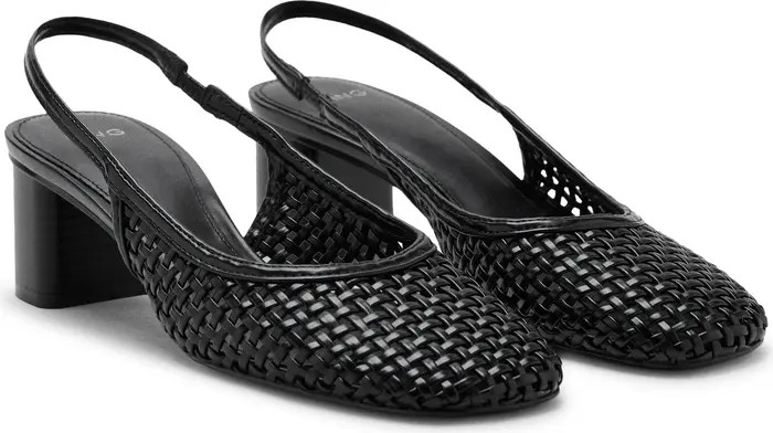MANGO Braided Slingback Pump (Women) | Nordstrom | Nordstrom
