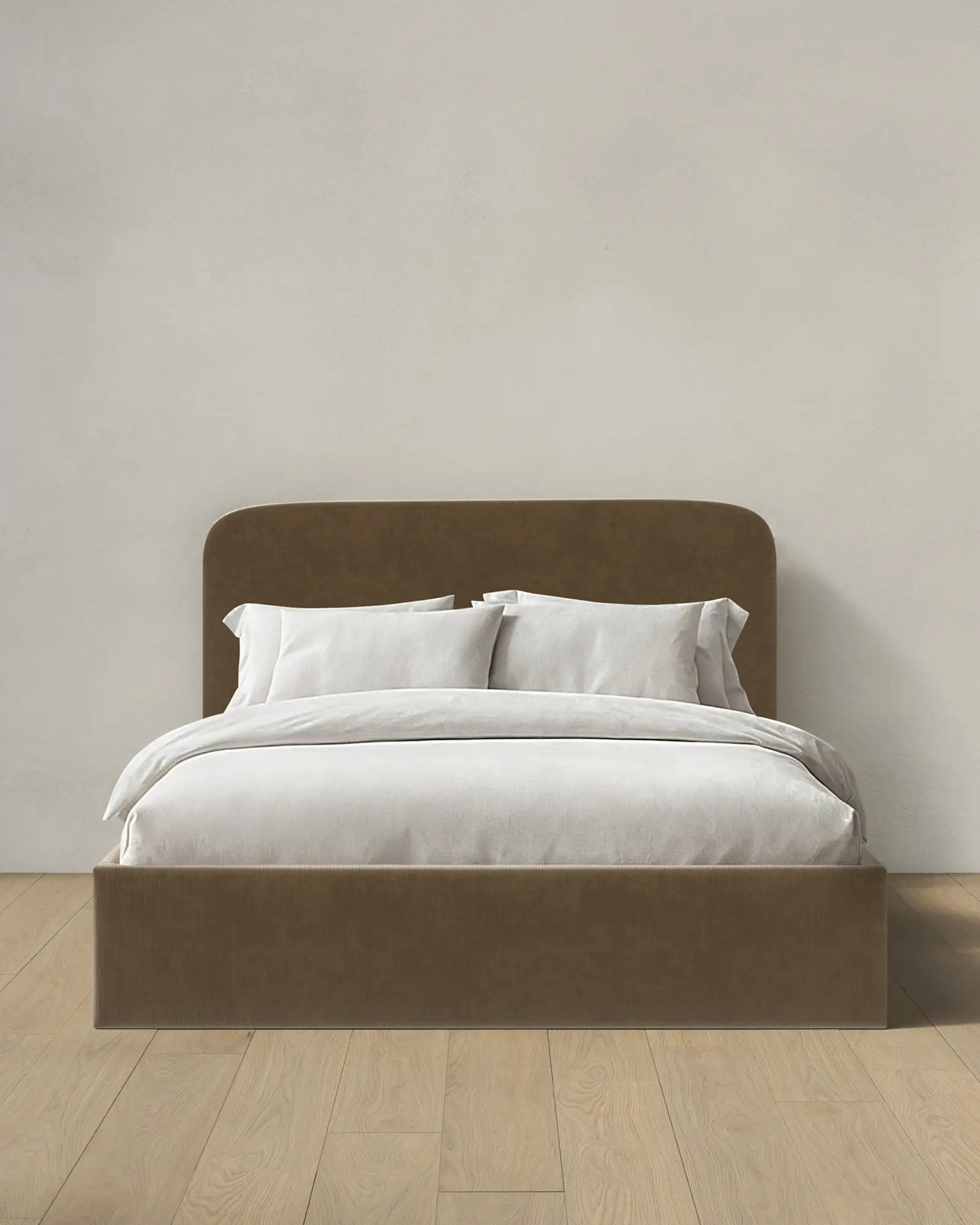 Curved Bed in Performance Velvet | Quince