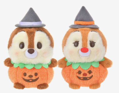 Chip & Dale Plush Doll Set Disney Store Japan Halloween 2024 Urupocha-chan | eBay US