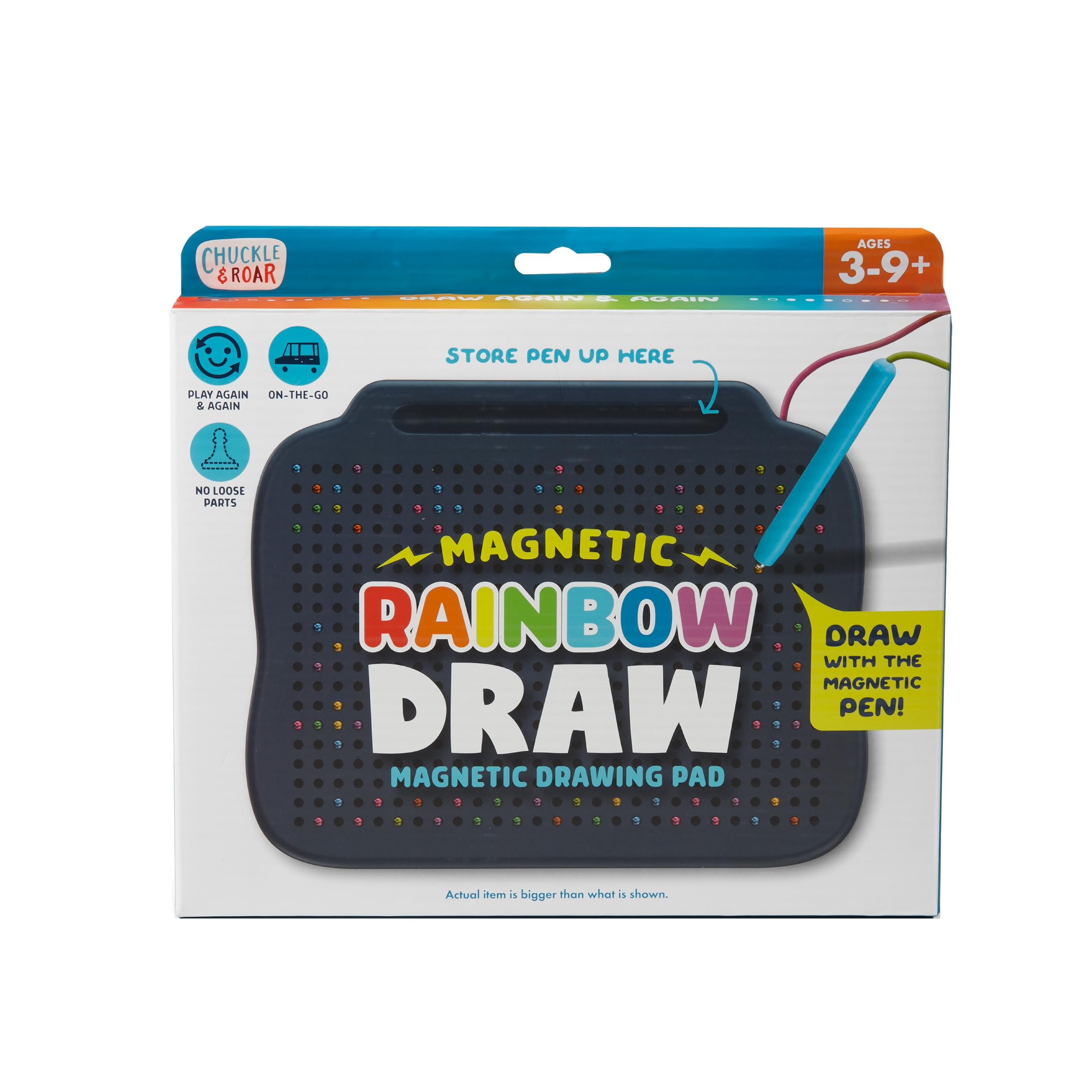 Chuckle & Roar Magnetic Drawing Board Rainbow and Stencil Edition | Amazon (US)