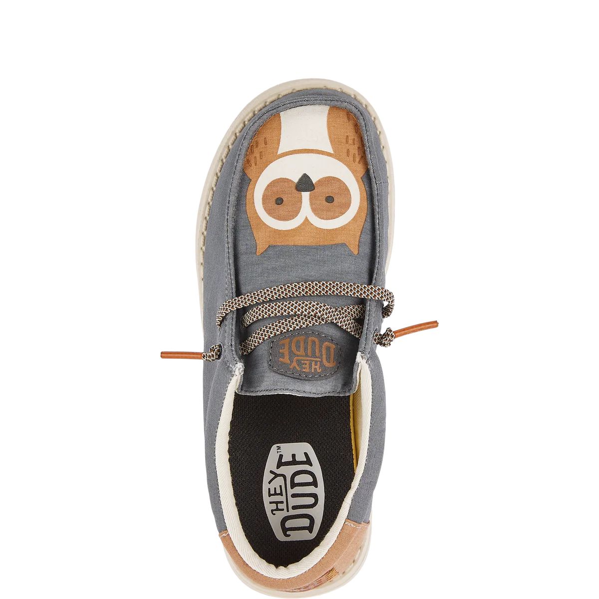 Wally Toddler Critters - Charcoal | HEYDUDE