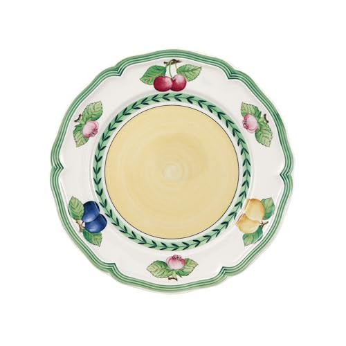 Villeroy & Boch French Garden Fleurence Salad Plate, Premium Porcelain, White/Multicolored | Amazon (US)