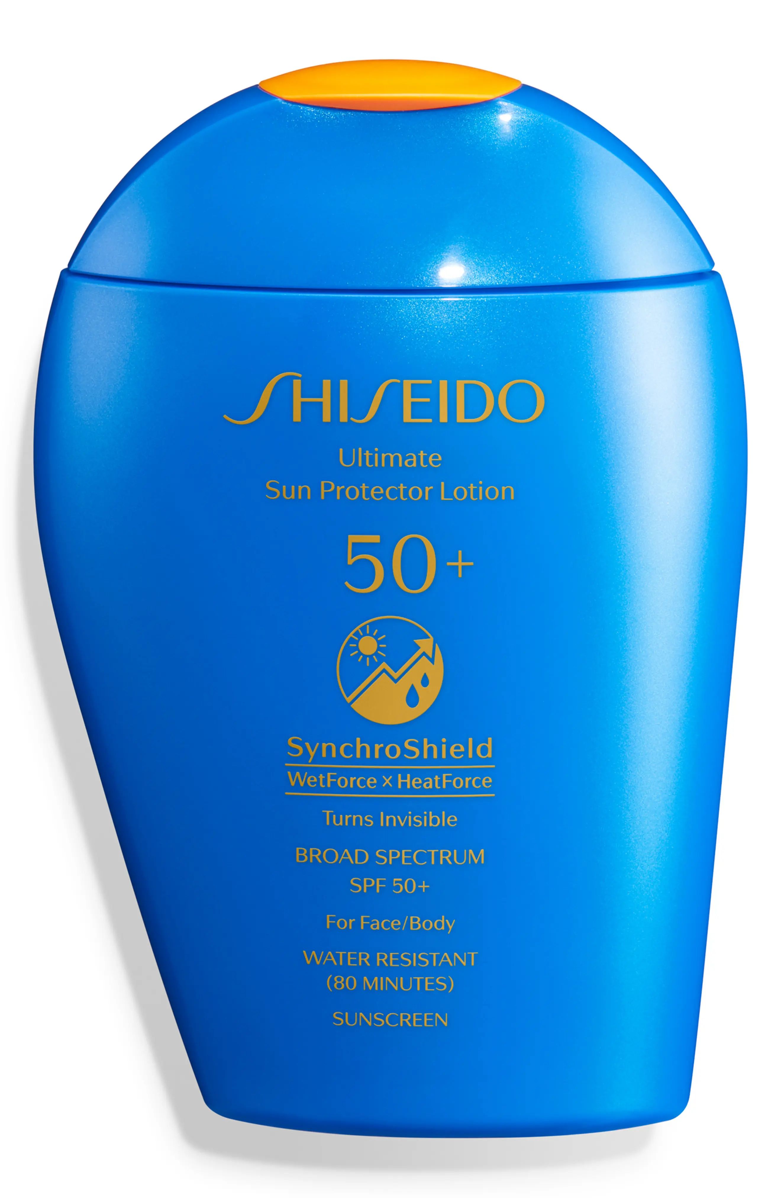 Shiseido Ultimate Sun Protector Lotion SPF 50+ Sunscreen at Nordstrom, Size 1.7 Oz | Nordstrom