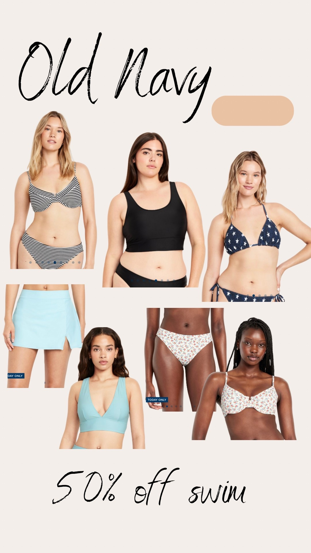 Lots of styles to choose from at amazing prices today only! 

#LTKSaleAlert #LTKOver40 #LTKSwim