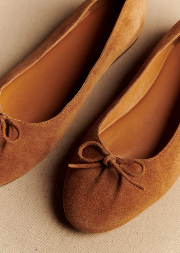 Agathe Low Ballerinas | Sezane Paris - US