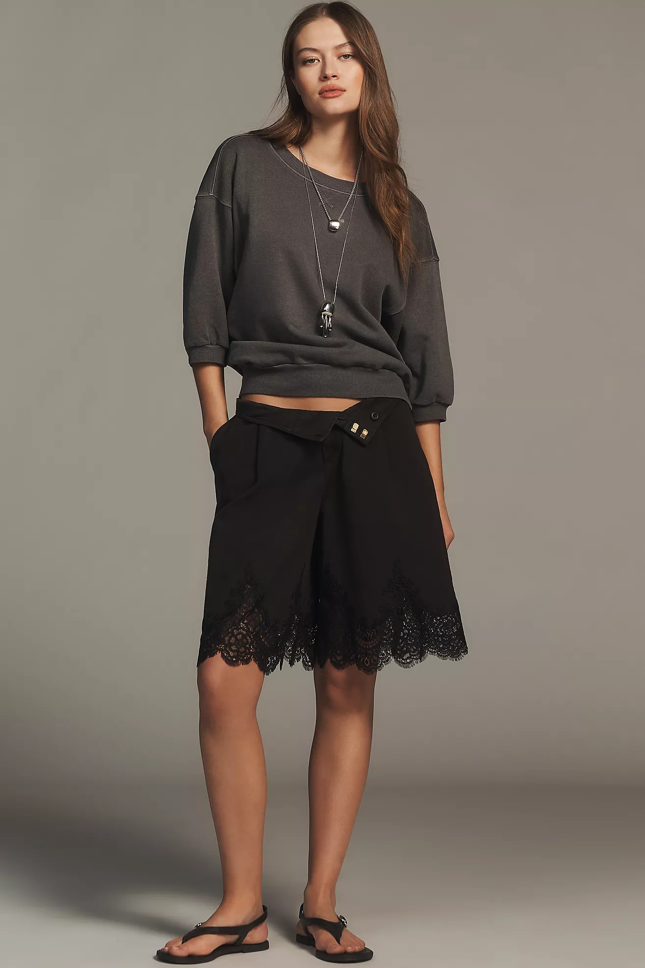 The Niki Bubble Sweatshirt by Pilcro | Anthropologie (US)