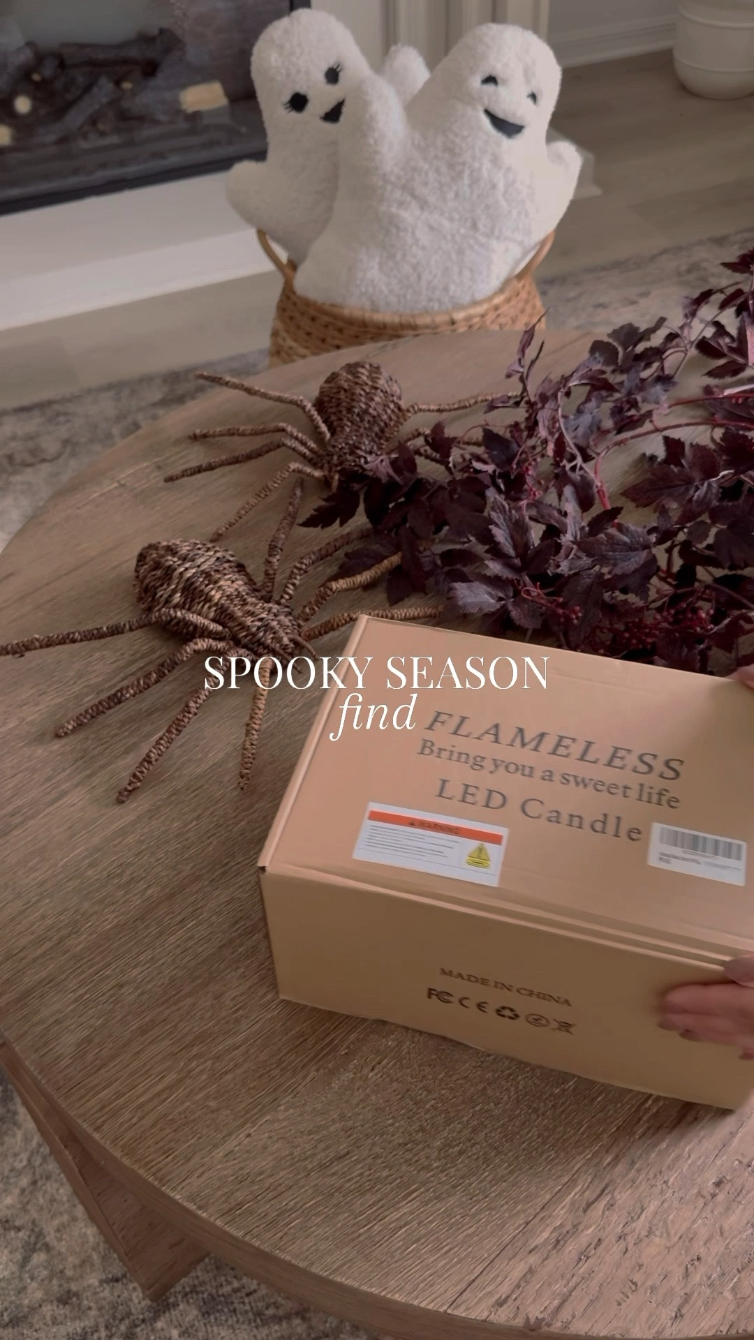 Can’t wait to use these during spooky season! 🕯️👻🦇

I love a good spooky ambiance and these battery operated candles are perfect for it. They come in a set of 9 and 2 remotes. You can style them on fireplace mantels, console tables or even use them for a fun centerpiece. 