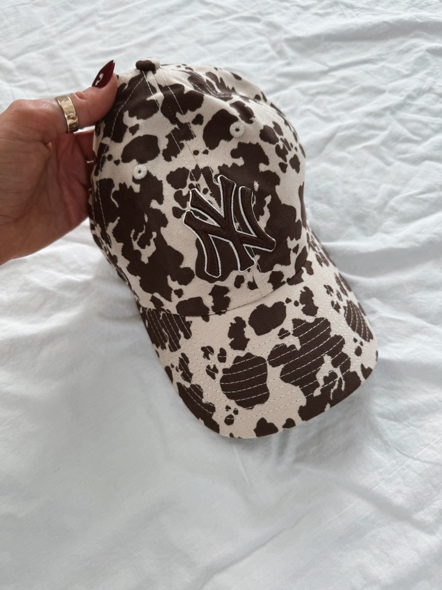 Anima print , especially cow print is SO in! I love this hat so much 

#LTKHoliday #LTKGiftGuide #LTKmomlife